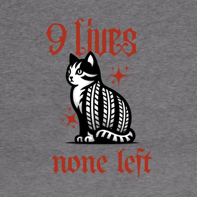 9 lives, none left by Pepino de Mar studio